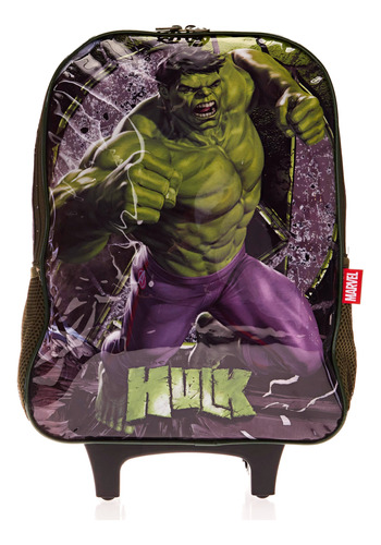 Mochila Infantil De Rodinhas Hulk Luxcel