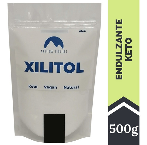 Xilitol 100% Puro Endulzante Keto 500 G Andina Grains