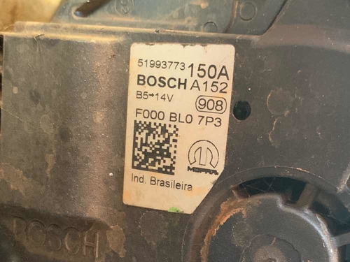 Imagem 4 de 4 de Alternador 150a Jeep Renegade Flex 2014 2015 2016 2017
