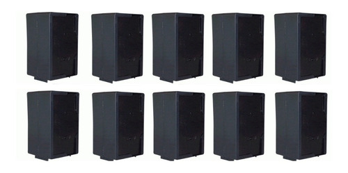 Kit Com 10 Porta Guardanapos Preto Tv, Bares, Restaurantes