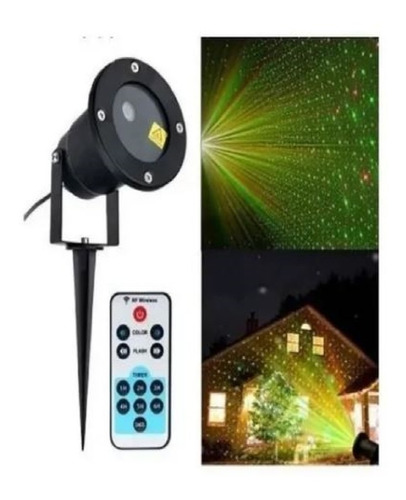 Espeto Laser Jardim Projetor Bivolt Luzes Natal Pisca Pisca