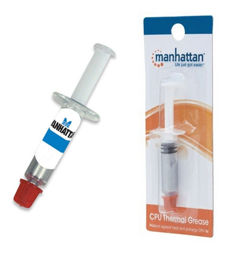 Imagen 2 de 6 de Pasta Termica Manhattan Jeringa 1.5g Vent Cpu 701662 /v / /v