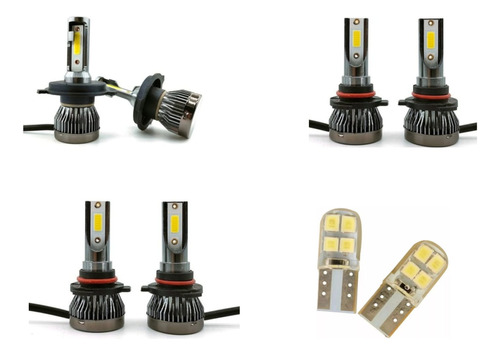 3 Kit Luces Cree Led 40000 Lm Ford Fiesta Focus