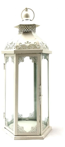 Farol Calado 1 Unidad     50 Cm Blanco - Decoracion - Hogar