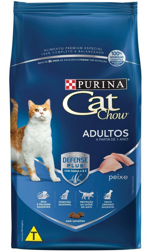 Ração Purina Cat Chow Adultos Peixe 10.1kg