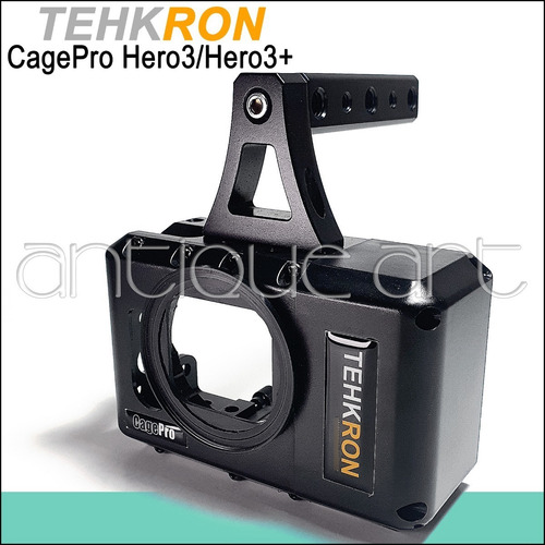 A64 Jaula Tehkron Gopro Hero 3 Hero 4 Top Handle Canon Lpe6 (Usado)