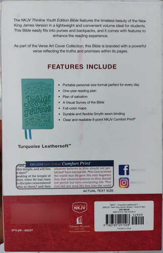 Holy Bible, New King James Version-biblia En Inlges Nkjv