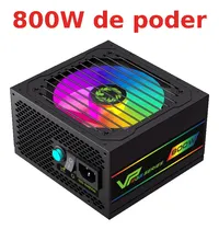 Comprar Fuente De Poder Atx 750w Certificada 80 Plus Bronze Rgb Game