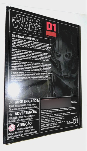 Fig. Star Wars General Grievous Black Series, Vingança Sith