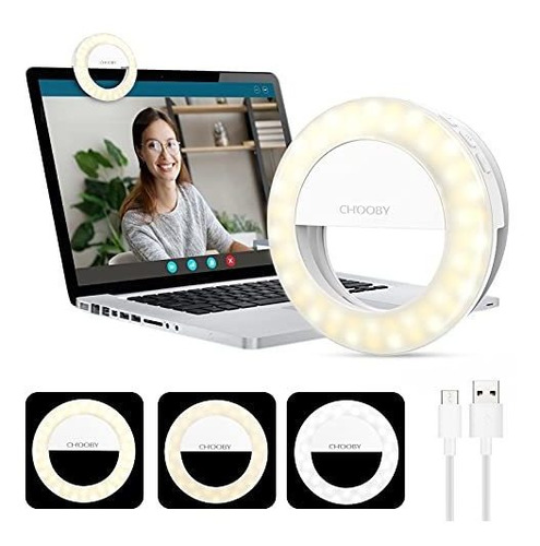 Luz De Anillo Selfie Para iPhone Y Portátil 60 Led Sel...