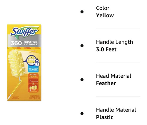 Swiffer 82074 Swiffer Duster Con Mango Extensible