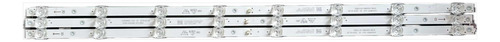 4708-k400wd Kit 3 Tiras Leds Sanyo Fw40c40km Usadas (Usado)