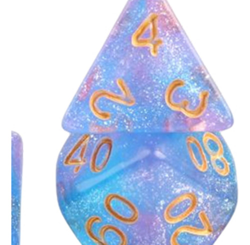 5 X 7 Uds Dados Poliédricos Juego De Mesa Familiar Juego De