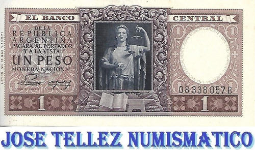 Bottero 1911 $ 1 Moneda Nacional Serie B Ex+ Palermo
