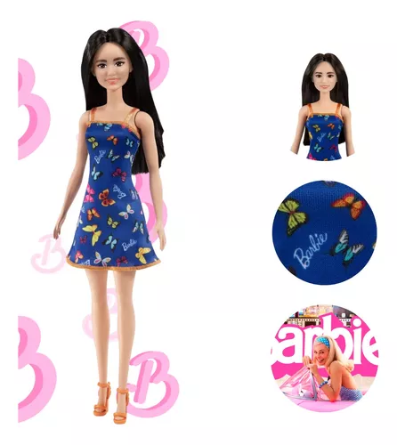 Original boneca barbie fashionista boneca vestir-se roupas princesa  brinquedo menina jogar casa brinquedo menina aniversário