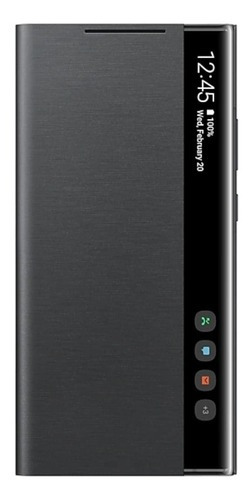 Capa Smart Clear View Samsung Galaxy Note 20 Ultra Preta