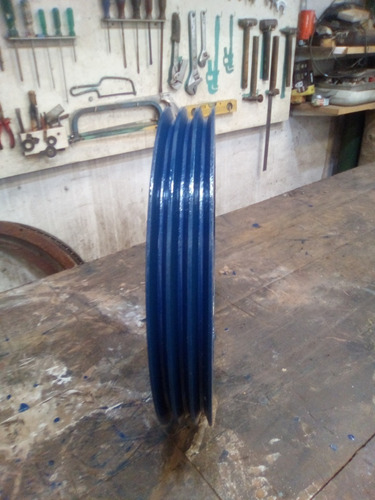Polea De Fundición Hierro Con 3 Canales V Diámetro 500 Mm