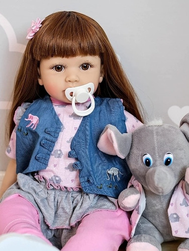 Imagen 5 de 5 de Bebe Bebé Baby Reborn Muñeca Realista Niñas Juguetes