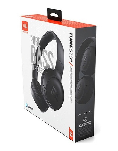 Imagen 8 de 8 de Auriculares inalámbricos JBL Tune 510BT JBLT510BT x 1 unidades negro
