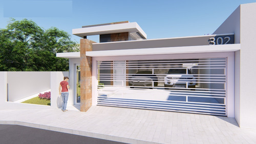 Imagem 3 de 6 de Planta De Casa 3 Quartos - Projeto Arquitetônico Completo