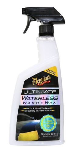 Meguiars Ultimate Waterless Wax Limpia Y Encera Carro 760ml