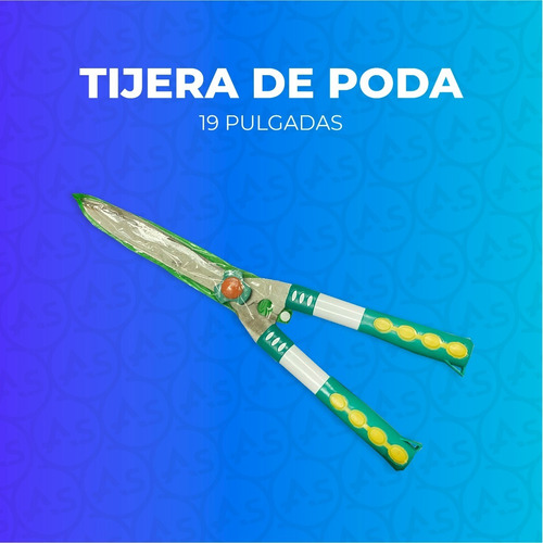 Imagen 2 de 10 de Tijera De Podar Para Cercos Mango De Plastico 19 Jardineria