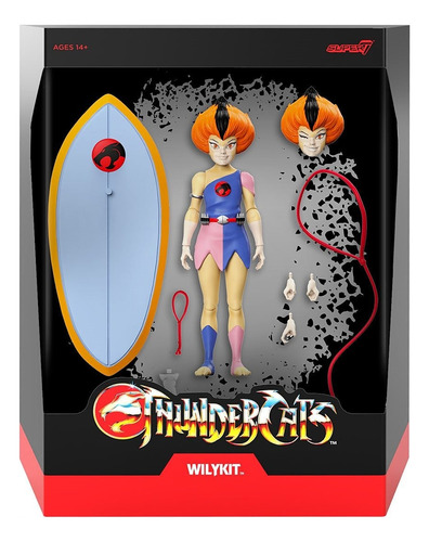 Wilykit (felina) Thundercats Ultimates Super 7 Figura
