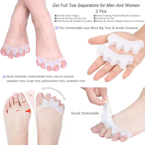 Corrector De Juanetes Para Mujeres Y Hombres, Kit De Almohad