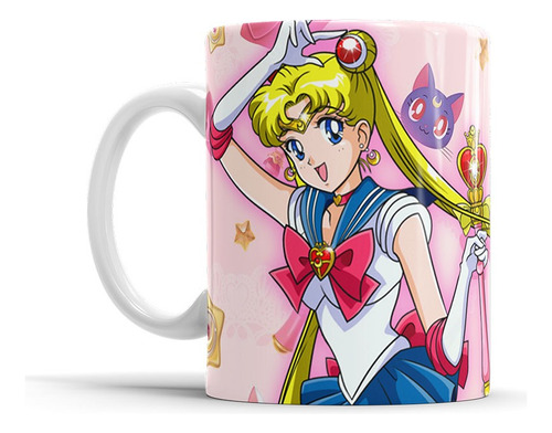 Taza Cerámica Sailor Moon Serena Tsukino Animé