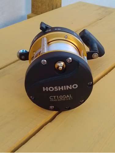 Reel  Hoshino Rotativo +2 Cañas De Lanze 