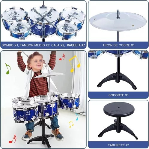 Música, Tambores, Juguetes Para Niños, Instrumentos De Rock