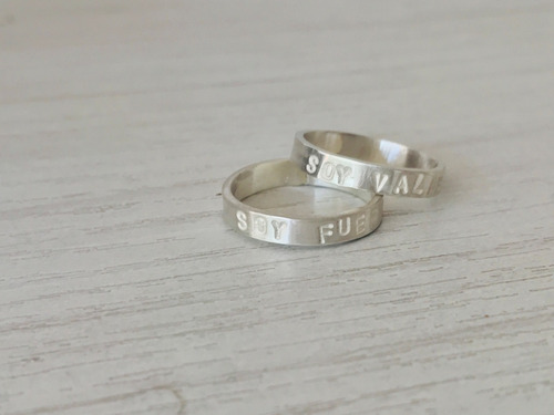 Imagen 2 de 3 de Anillos De Plata