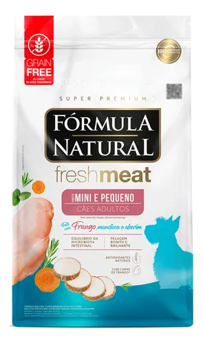 Fórmula Natural Fresh Meat Cães Adultos Mini E Pequeno 2,5kg