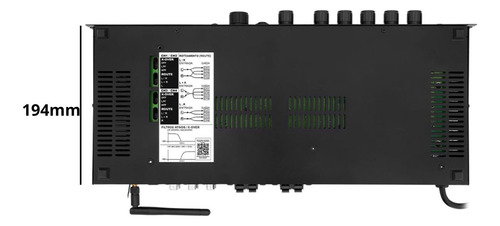 Kit Som Ambiente Amplificador Ths 6000 4 Caixa Jbl C621p Bar