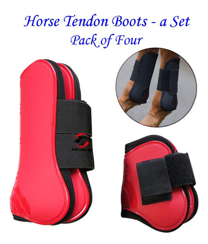 2 Pares Patas Botas Frente Trasero Accesorios De Rojo