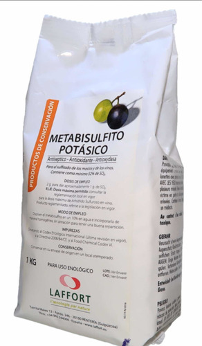Metabisulfito De Potasio (1 Kg)
