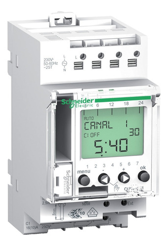 Interruptor Horario Digital Mod. Cct15721 Schneider