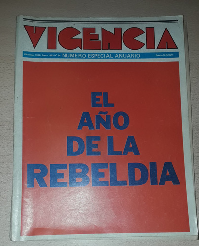 Revista Vigencia N°64 Especial Anuario Dic 1982 Enero 1983