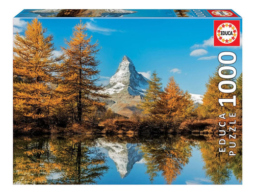 Educa - Matterhorn Mountain In Autumn - Rompecabezas De 1000