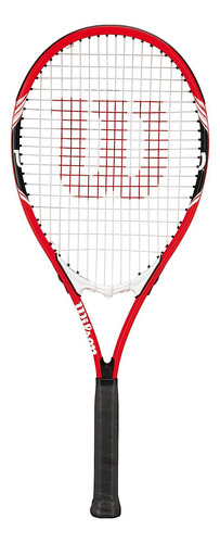 Raqueta Tenis Wilson Federer Adulto Principiantes Rojo/negro