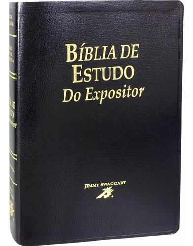 Bíblia De Estudo Do Expositor Jimmy Swaggart Capa Luxo Preta