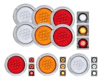 Comprar 6 Plafones 14 Led Redondo Aro Plasma Gel 4 Funciones 12-24vf