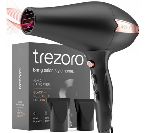 Secador Profesional De Pelo Iónico 2200w Con Accesorios