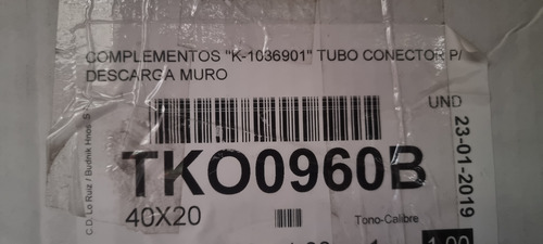 Conector Wc Muro