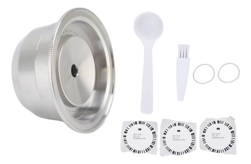 Cápsula De Café Recargable De Acero Inoxidable Reutilizable