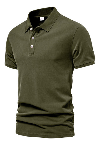 Botón De Solapa De Camiseta De Hombre