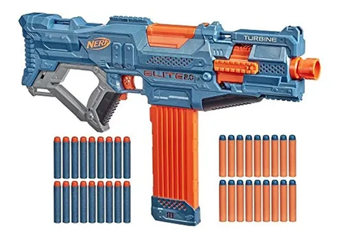 Nerf Elite 2.0 Turbine Cs 18 Pistola Motorizada 36 Dardos Env o