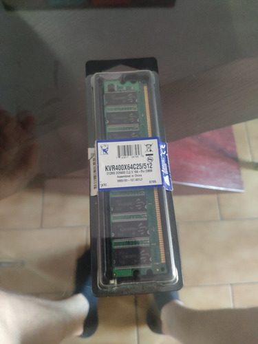 Memoria 512mb Ddr400 Cl2.5 184 Kingstone