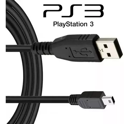 Cable mini USB V3 para Control Playstation Joystick Ps3, cámara