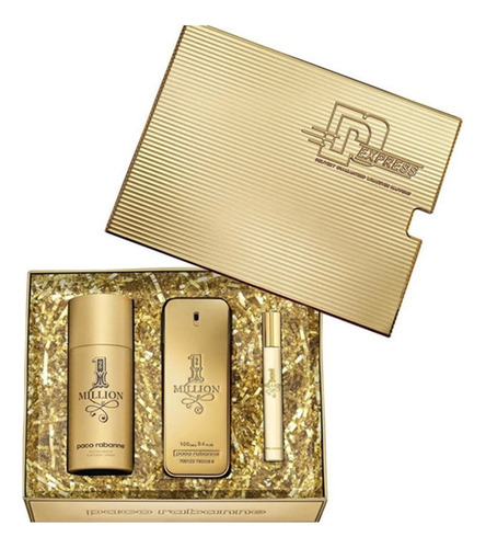 1 Million Edt 100 Ml + Deso 150 Ml + 10 Ml Set 3 Pcs